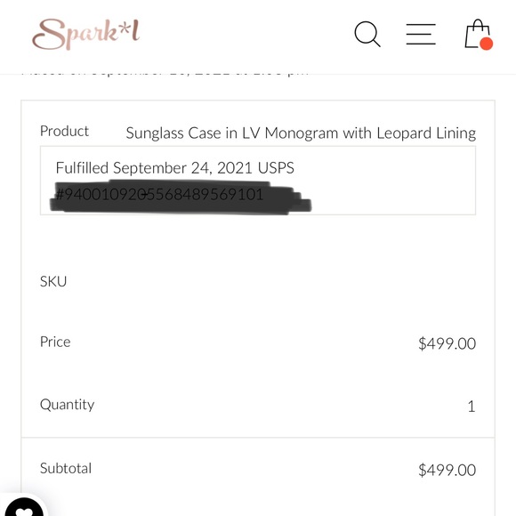 SPARK*L BAND LV SUNGLASSES CASE - Picture 7 of 7